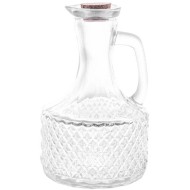 Garrafa 380ml Para Azeite De Vidro Com Tampa De Rolha